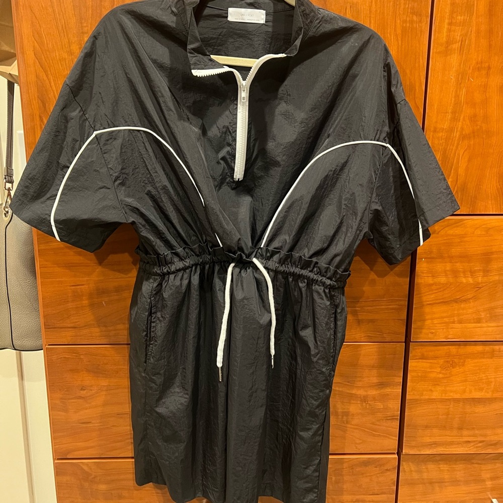 Oak & Fort nylon (windbreaker material) dress